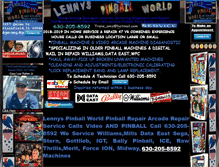 Tablet Screenshot of pinballrepair.net